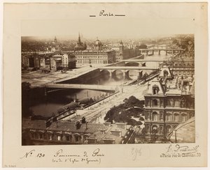 View of Paris, c.1865-1900 by Edouard Dontenville
