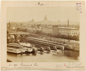 View of the Louvre, Paris, c.1865-1900
