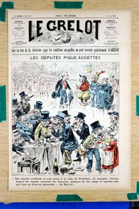 Cover of Le Grelot, number 1323, Satirical in Colors by Edouard Guillaumin Pepin