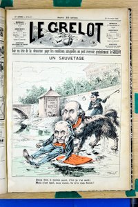 Cover of Le Grelot, number 1337, Satirical in Colors by Edouard Guillaumin Pepin