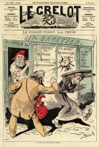 Cover of Le Grelot, number 423 by Edouard Guillaumin Pepin
