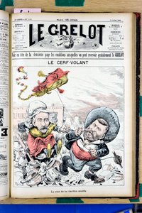 Cover of Le Grelot, Satirical in Colors by Edouard Guillaumin Pepin