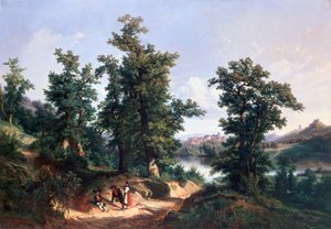 Entrance to the Forest of Saverne by Edouard Jean Marie Hostein