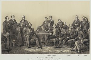 The Congress of Paris by Edouard Louis Dubufe