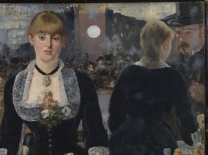 A Bar at the Folies-Bergere (detail)