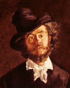 Portrait of painter Marcellin Desboutin by Édouard Manet