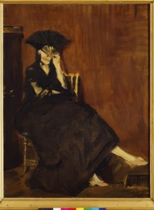 Berthe Morisot with a Fan