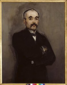 Portrait of Clemenceau by Édouard Manet