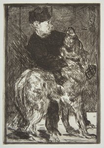Boy and Dog by Édouard Manet