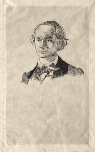 Charles Baudelaire, 1865 by Édouard Manet