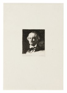 Charles Baudelaire, Full Face III by Édouard Manet