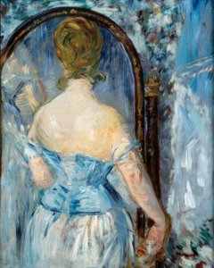 In Front of the Mirror by Édouard Manet