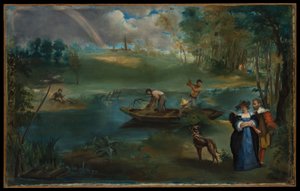 Fishing by Édouard Manet