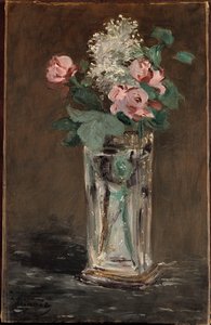 Flowers in a Crystal Vase by Édouard Manet