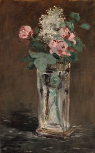 Flowers in a Crystal Vase by Édouard Manet