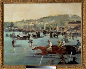 Horse Races at the Bois de Boulogne by Édouard Manet