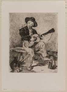 The Guitarist by Édouard Manet