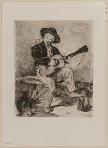 Le Guitarrero by Édouard Manet