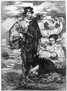 Les Gitanos, The Gypsies by Édouard Manet