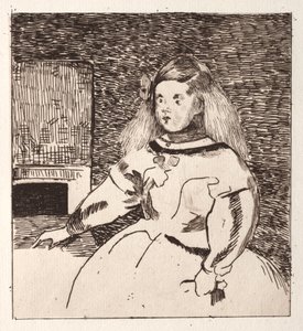 Infanta Margarita by Édouard Manet