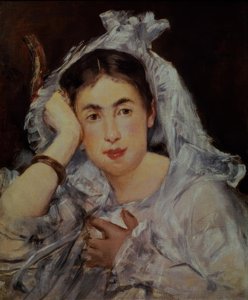 Marguerite de Conflans with Hood by Édouard Manet