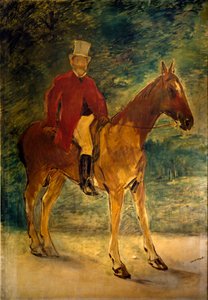Monsieur Arnaud on Horseback by Édouard Manet