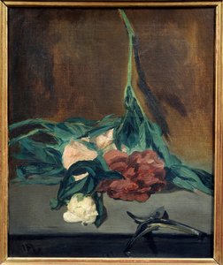 Peonies Rod and Secateur by Édouard Manet