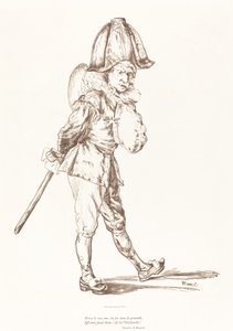 Polichinelle by Édouard Manet