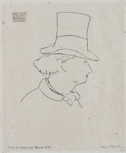 Portrait of Charles Baudelaire by Édouard Manet