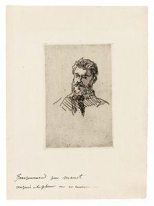 Portrait of Félix Bracquemond by Édouard Manet
