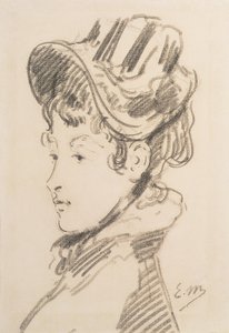 Portrait of Madame Jules Guillemet, c.1880 by Édouard Manet