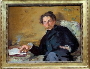 Portrait of the French Poet and Writer Stephane Mallarme