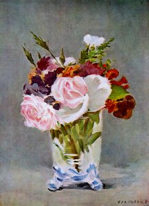 Still Life with Flowers by Édouard Manet