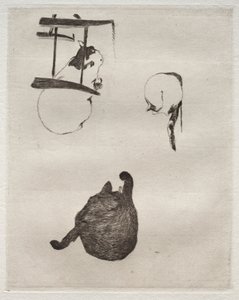 The Cats by Édouard Manet