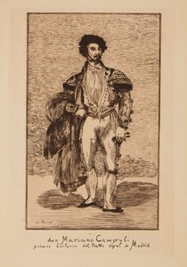 The Dancer (Mariano Caprubi) by Édouard Manet