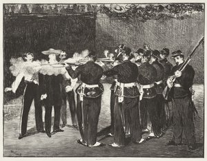 The Execution of Emperor Maximilian by Edouard Manet
