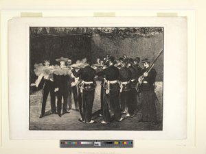 The Execution of Maximilian by Édouard Manet