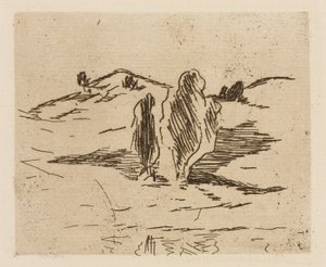 The High Valley, plate 3 from The River by Édouard Manet