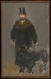 The Man with the Dog, c.1882 by Édouard Manet