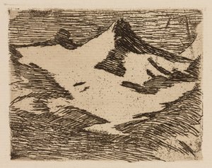 The Mountain, plate 2 from The River by Édouard Manet