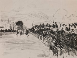 The Races (Les Courses) by Édouard Manet