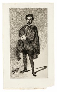 The Tragic Actor (Rouvière in the Role of Hamlet) by Édouard Manet