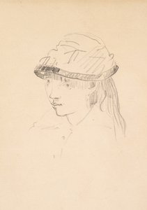 Young Girl in Round Hat, 1878-79 by Édouard Manet