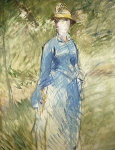 Young Woman in the Greenery by Édouard Manet