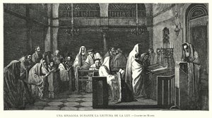 Synagogue During a Torah Reading