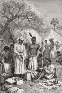 Abdullah Souzi, Jacob Wainright and James Chouma, Dr. David Livingstone