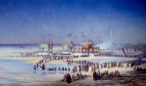 Ceremony of the Inauguration of the Suez Canal at Port Said by Edouard Riou