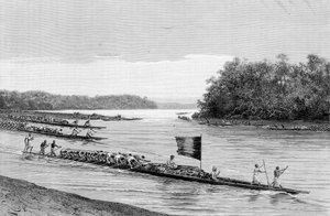 Depart from the Village of Lambarene in Africa. In 