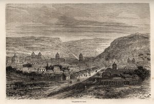 General view of Cusco, former capital of the Incas by Edouard Riou