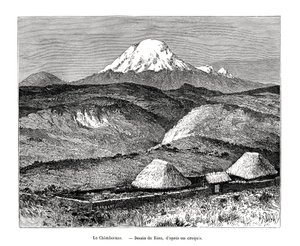 Mount Chimborazo, Ecuador by Edouard Riou